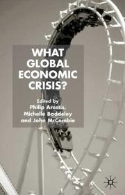 Cover of: What Global Economic Crisis? by 