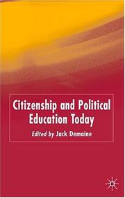 Cover of: Citizenship and Political Education Today