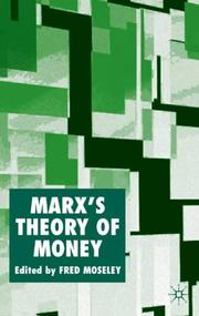Cover of: Marx's Theory of Money: Modern Appraisals