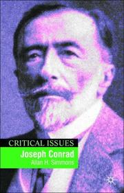 Cover of: Joseph Conrad (Critical Issues)
