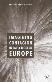 Cover of: Imagining contagion in early modern Europe