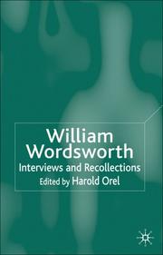 Cover of: William Wordsworth: interviews and recollections