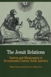 Cover of: The Jesuit Relations by Allan Greer