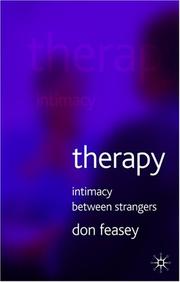 Cover of: Therapy: Intimacy Between Strangers