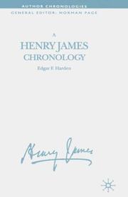 Cover of: A Henry James chronology