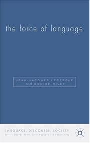 Cover of: The force of language