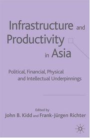 Cover of: Infrastructure and Productivity in Asia: Political, Financial, Physical and Intellectual Underpinnings