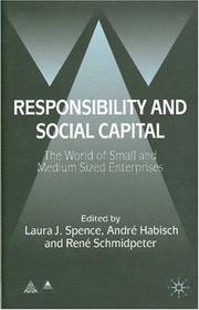Cover of: Responsibility and Social Capital: The World of Small and Medium Sized Enterprises (Anglo-German Foundation for the Study of Industrial Society)