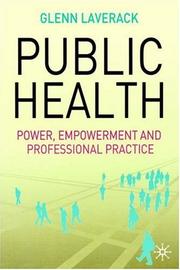 Cover of: Public Health by Glenn Laverack