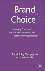 Cover of: Brand Choice by Randolph J. Trappey, Arch Woodside