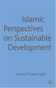 Cover of: Islamic Perspectives on Sustainable Development