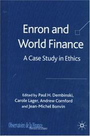 Cover of: Enron and world finance: a case study in ethics