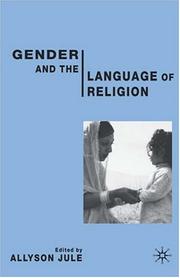 Cover of: Gender and the Language of Religion