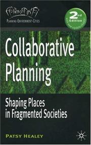 Cover of: Collaborative planning by Patsy Healey