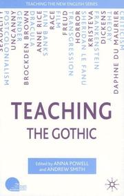 Cover of: Teaching the Gothic (Teaching the New English) by 