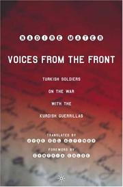 Cover of: Voices from the front: Turkish soldiers on the war with the Kurds