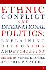 Cover of: Ethnic Conflict and International Politics: Explaining Diffusion and Escalation