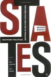 Cover of: States-within-states: incipient political entities in the post Cold War era