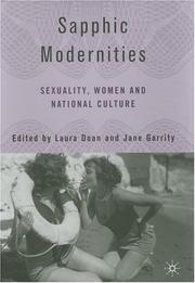Cover of: Sapphic Modernities by 