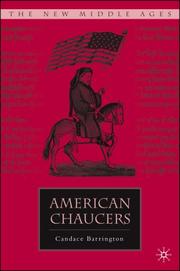 Cover of: American Chaucers (The New Middle Ages)