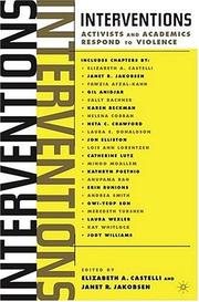 Cover of: Interventions: activists and academics respond to violence