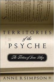 Cover of: Territories of the psyche: the fiction of Jean Rhys