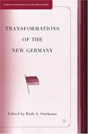 Cover of: Transformations of the new Germany