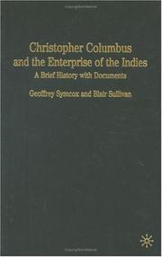 Cover of: Christopher Columbus and the Enterprise of the Indies: a brief history with documents