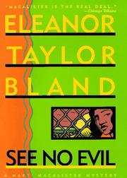 Cover of: See no evil by Eleanor Taylor Bland