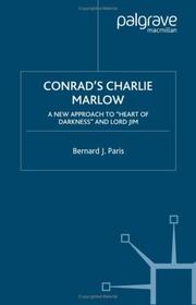 Cover of: Conrad's Charlie Marlow by Paris, Bernard J.