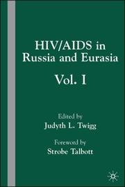 Cover of: HIV/AIDS in Russia and Eurasia Vol. I