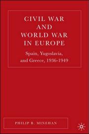 Cover of: Civil War and World War in Europe