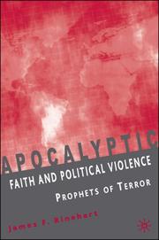 Cover of: Apocalyptic Faith and Political Violence: Prophets of Terror