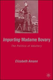 Importing Madame Bovary cover