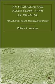 Cover of: An Ecological and Postcolonial Study of Literature: From Daniel Defoe to Salman Rushdie