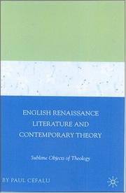 English Renaissance Literature and Contemporary Theory by Paul Cefalu