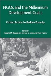 Cover of: NGOs and the Millennium Development Goals: Citizen Action to Reduce Poverty