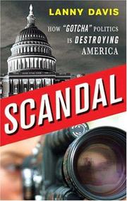 Cover of: Scandal | Lanny Davis