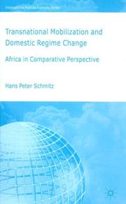 Cover of: Transnational mobilization and domestic regime change: Africa in comparative perspective