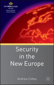 Cover of: Security in the New Europe