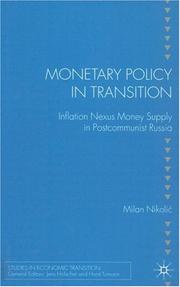 Monetary policy in transition by Nikolić, Milan