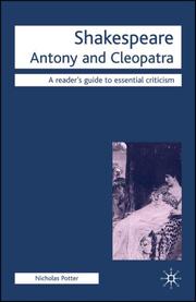 Cover of: Antony and Cleopatra (Readers