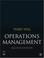 Cover of: Operations Management