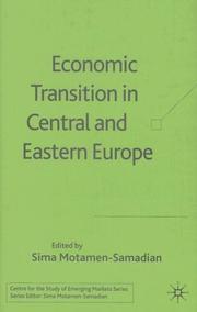 Cover of: Economic transition in Central and Eastern Europe by edited by Sima Motamen-Samadian.