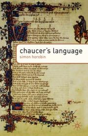 Chaucer's Language by Simon Horobin