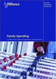 Family Spending (2004-2005): A Report on the 2004-2005 Expenditure and Food Survey (Office of National Statistics) by Office for National Statistics