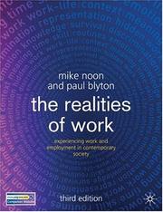 Cover of: The Realities of Work by Mike Noon, Paul Blyton