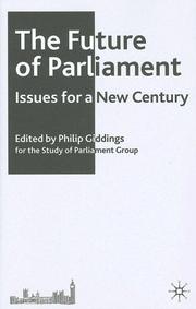 Cover of: The Future of Parliament: Issues for a New Century