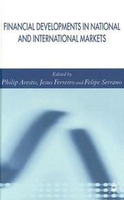Cover of: Financial developments in national and international markets