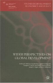 Cover of: Wider perspectives on global development